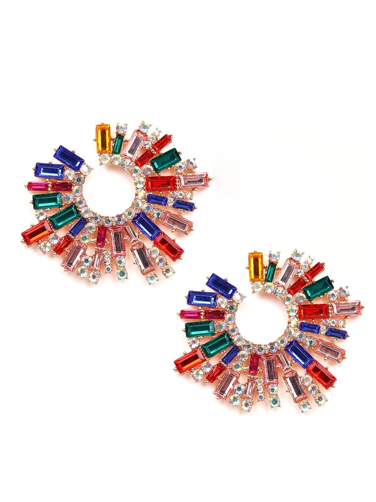 Women's Multicoloured Sunshine Statement Earring