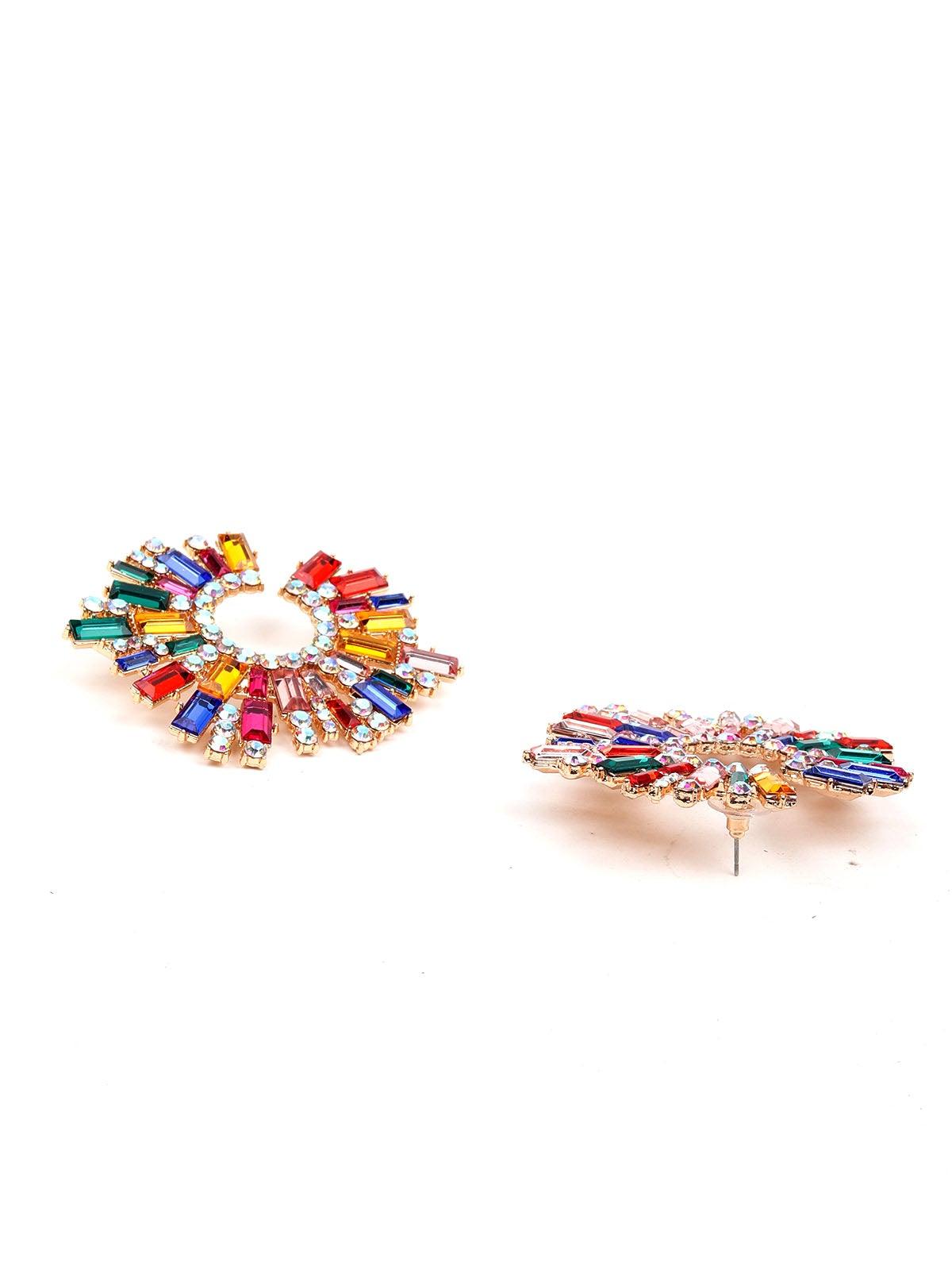 Women's Multicoloured Sunshine Statement Earring