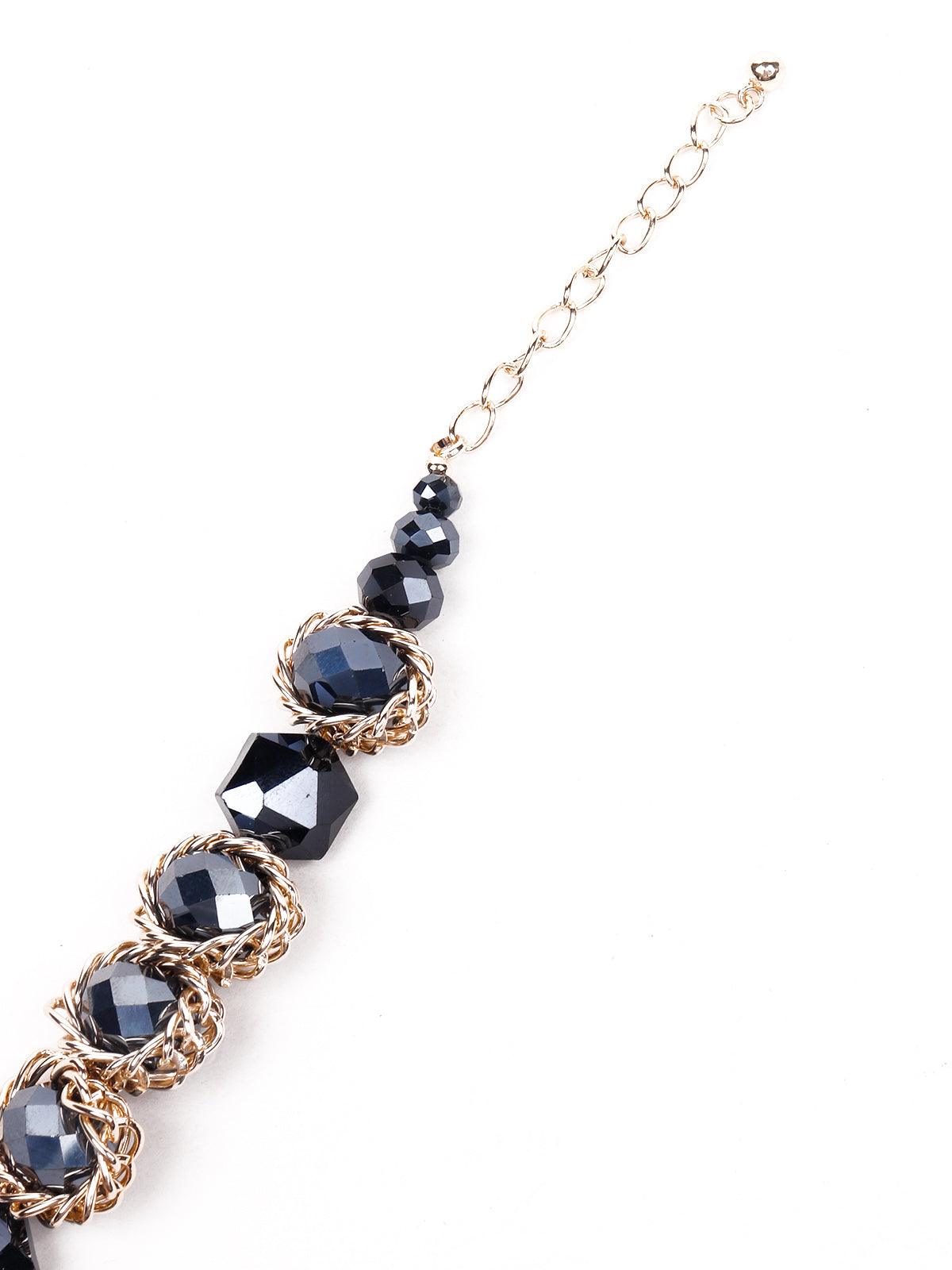 Women's Navy Blue Minimalistic Statement Bracele