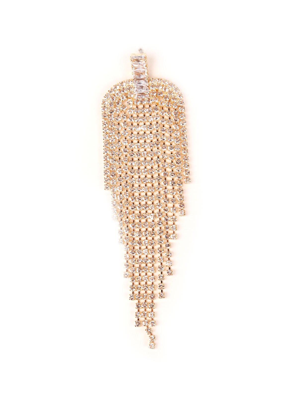 Women's Overflowing Crystal-Embellished Drop Earring