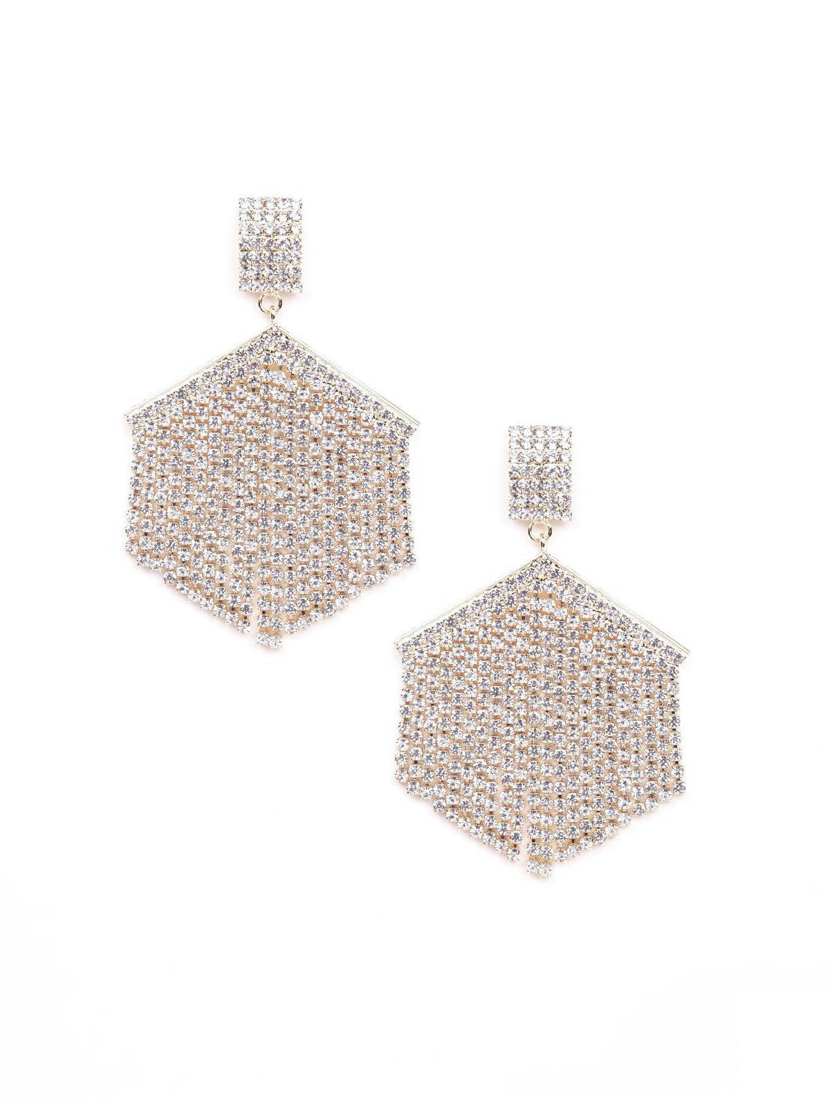 Women's Overflowing Gorgeous Crystal Drop Earring