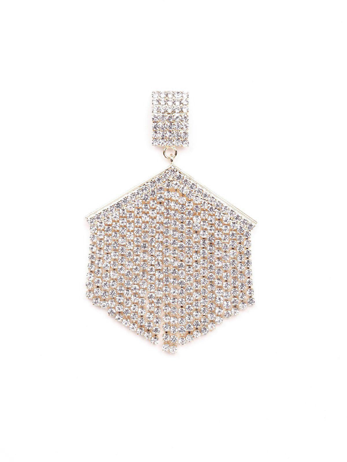 Women's Overflowing Gorgeous Crystal Drop Earring