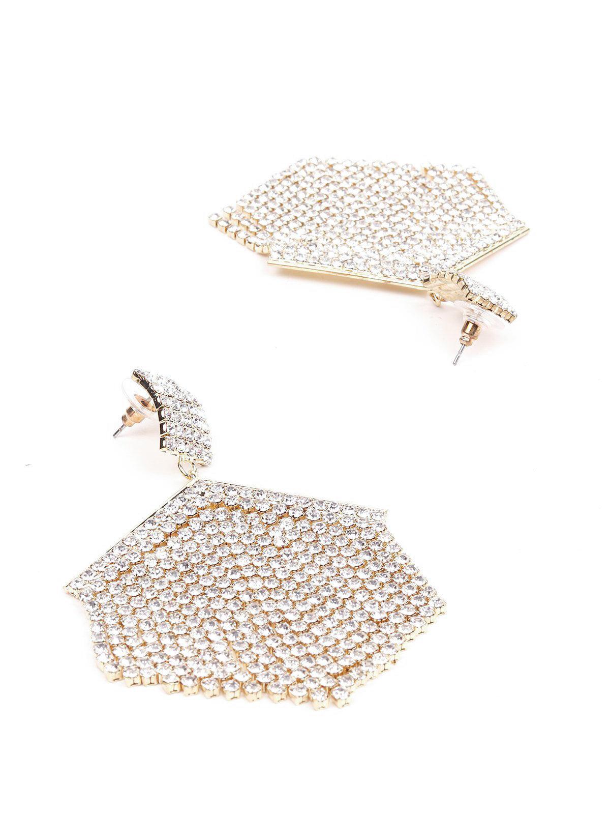 Women's Overflowing Gorgeous Crystal Drop Earring