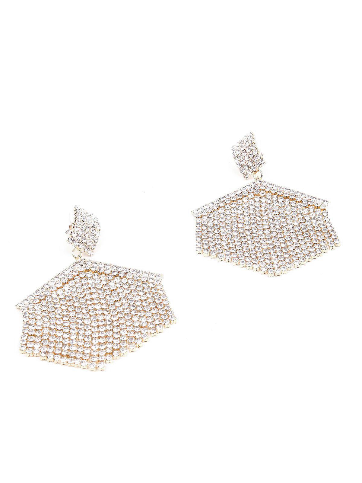 Women's Overflowing Gorgeous Crystal Drop Earring