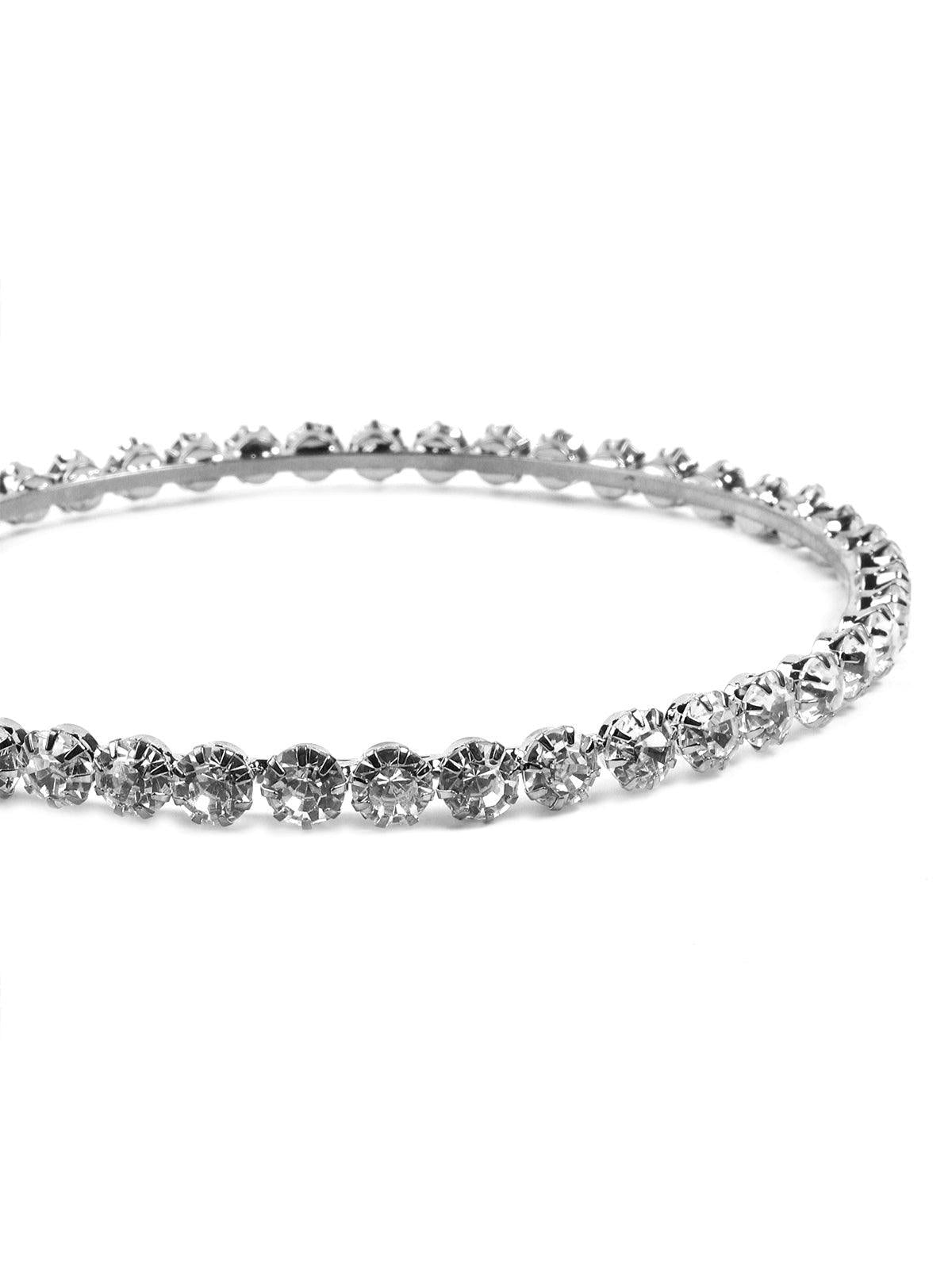 Women's Oversized Silver Tone Hoops