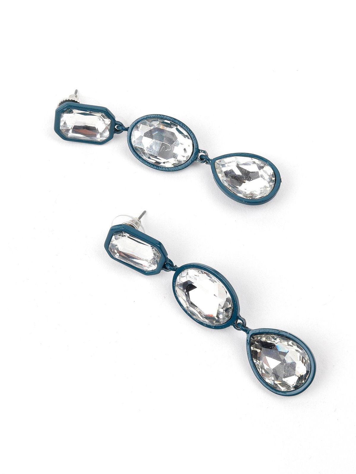 Women's Precious Crystal Embellished Earring
