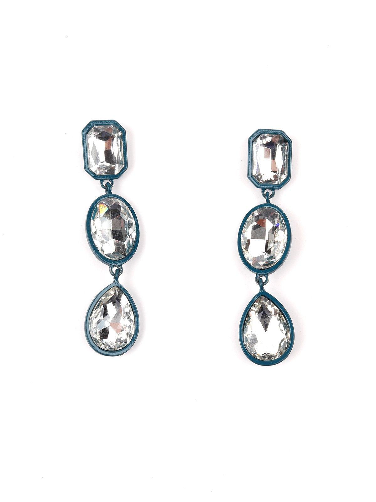 Women's Precious Crystal Embellished Earring