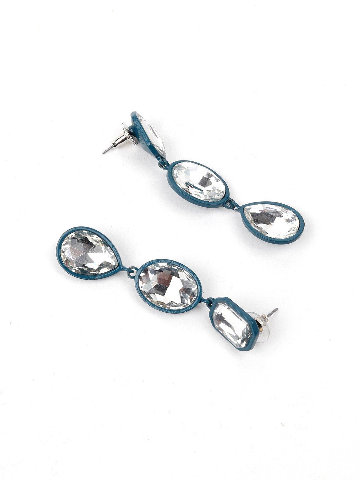 Women's Precious Crystal Embellished Earring