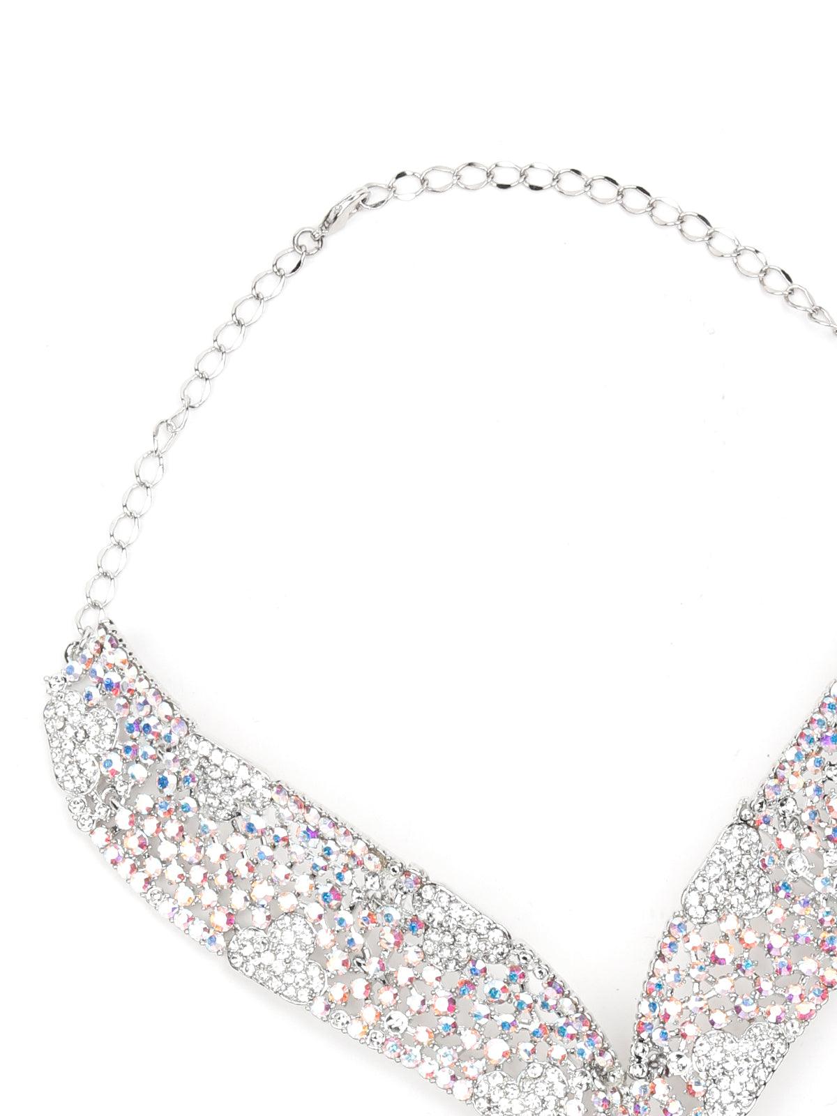 Women's Reflective Stones Necklace Se