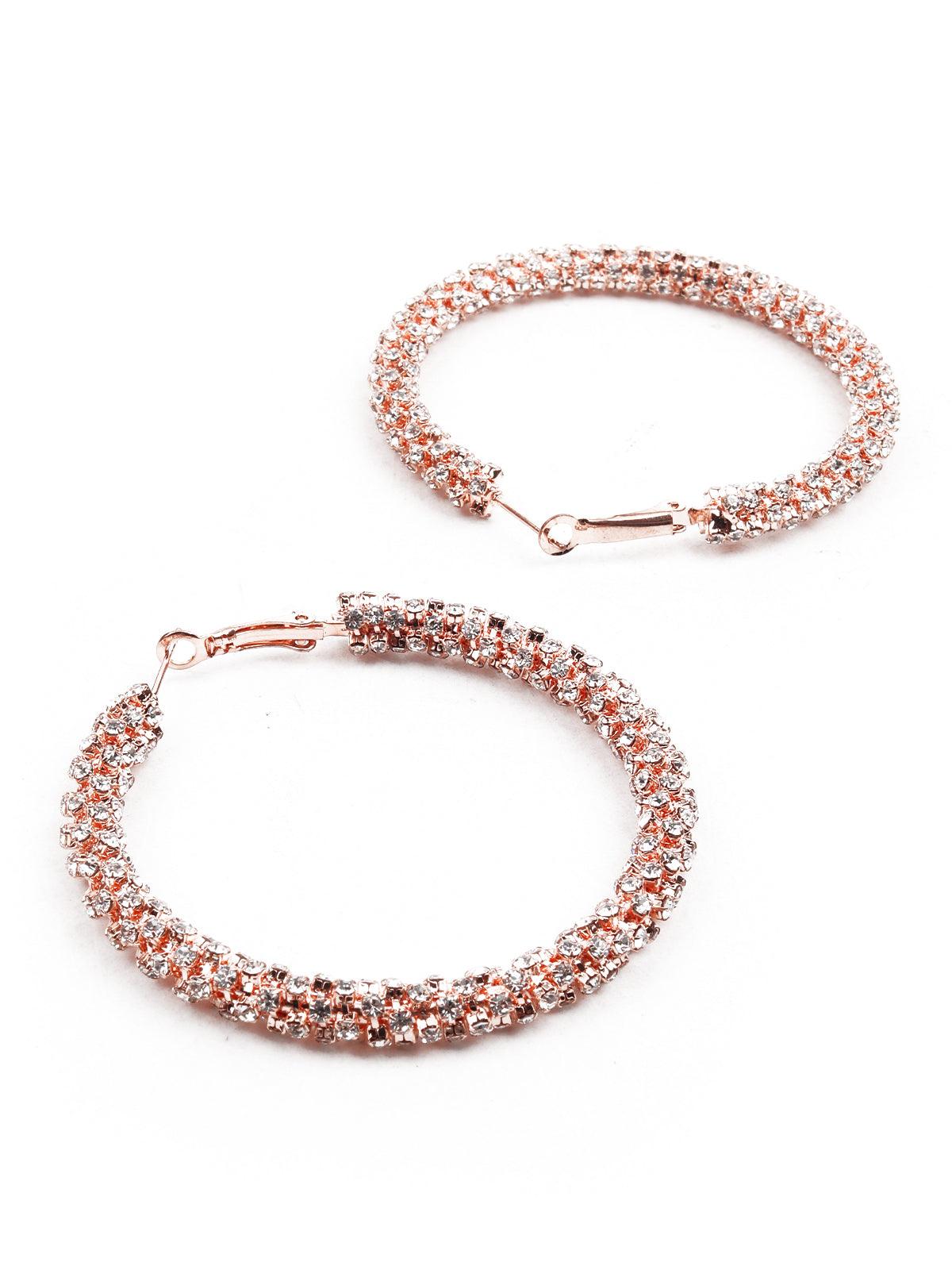 Women's Rose Gold Hoop Earring