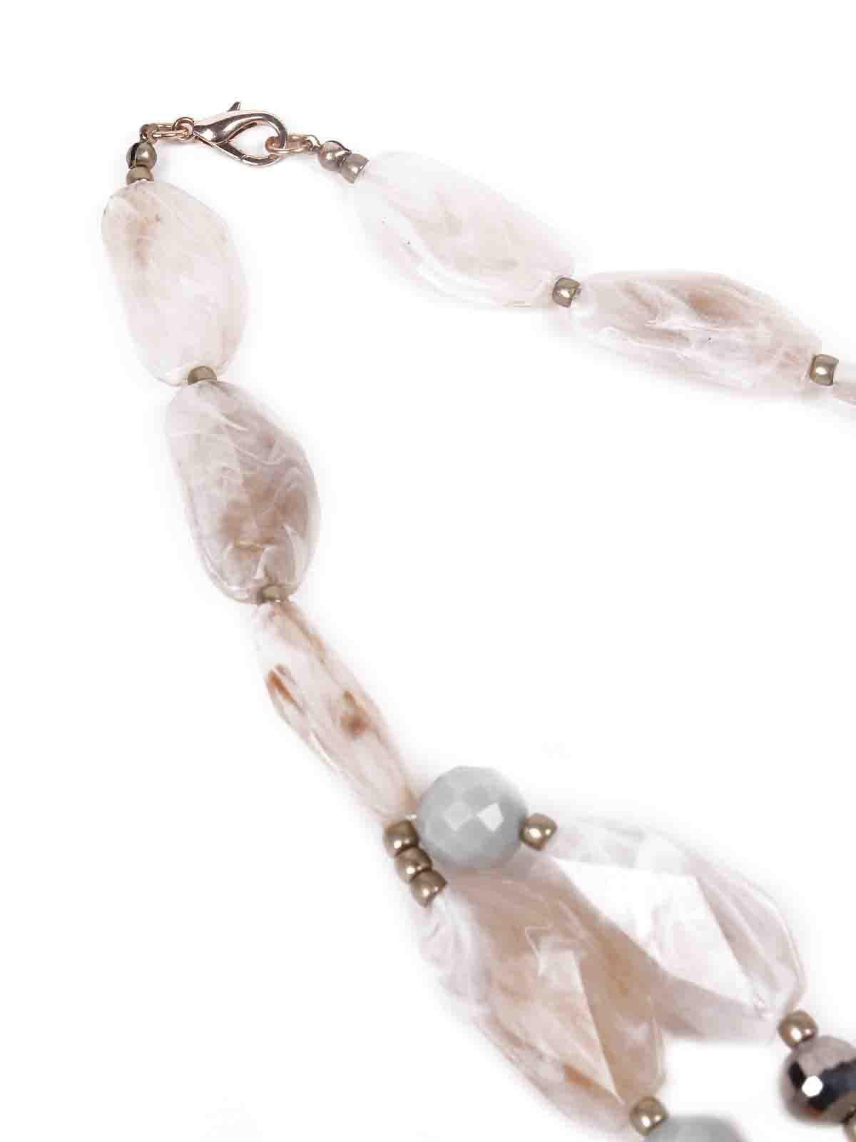 Women's Rose Quartz Double Layered Necklac