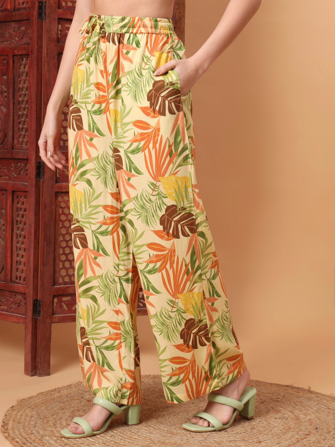 Women's Viscose Rayon Co-Ord Set Sl-16Wcoy-25