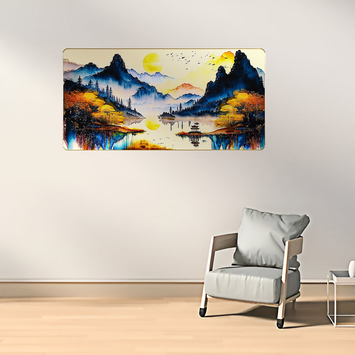 Nature Inspired Resin Wall Painting for Home Décor - Natriel