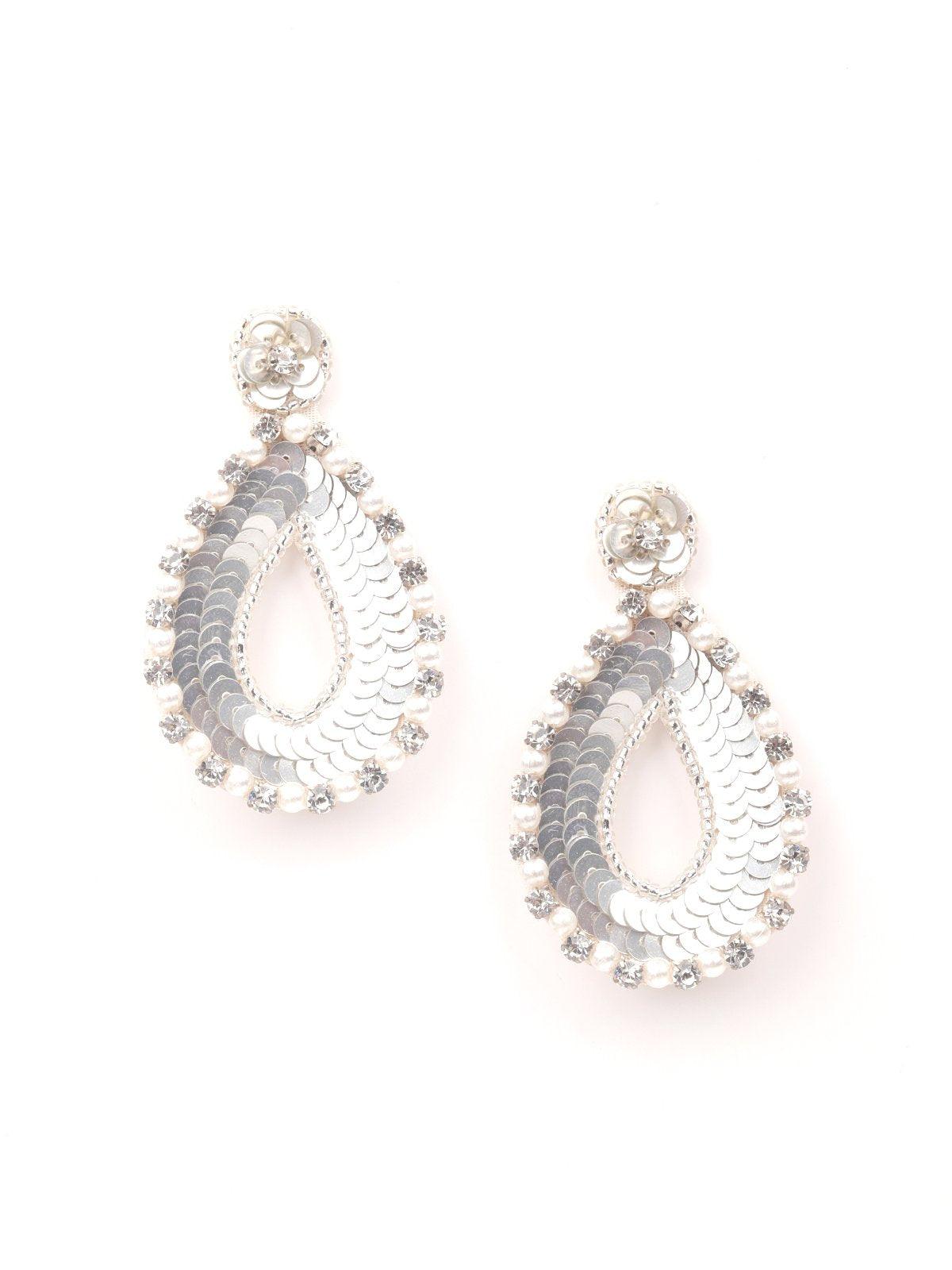Women's Sequins Teardrop Earring