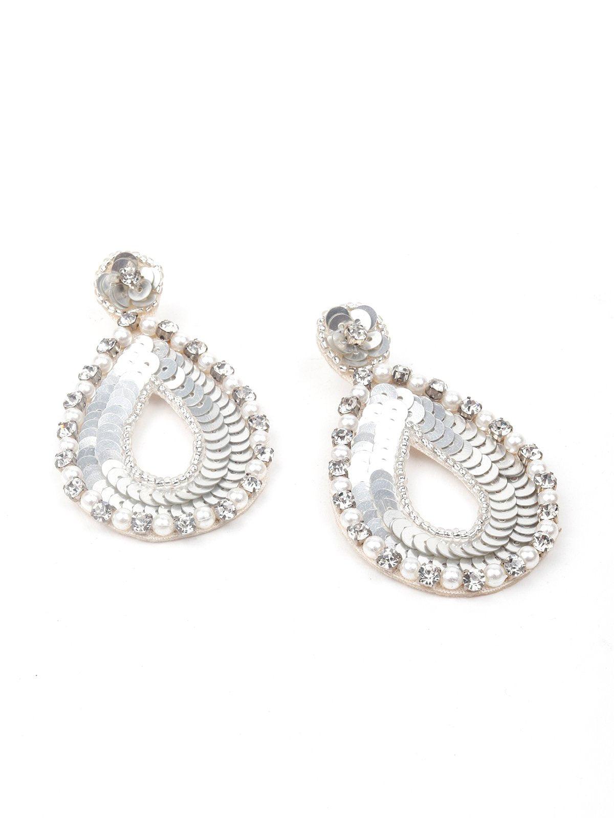 Women's Sequins Teardrop Earring