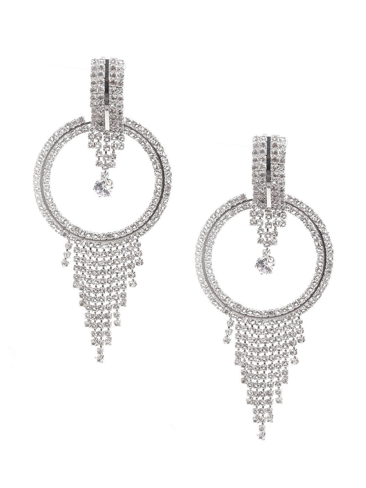 Women's Silver Color Dangle Earring