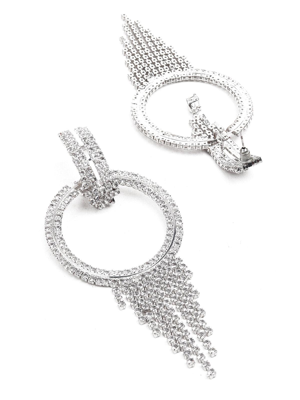 Women's Silver Color Dangle Earring