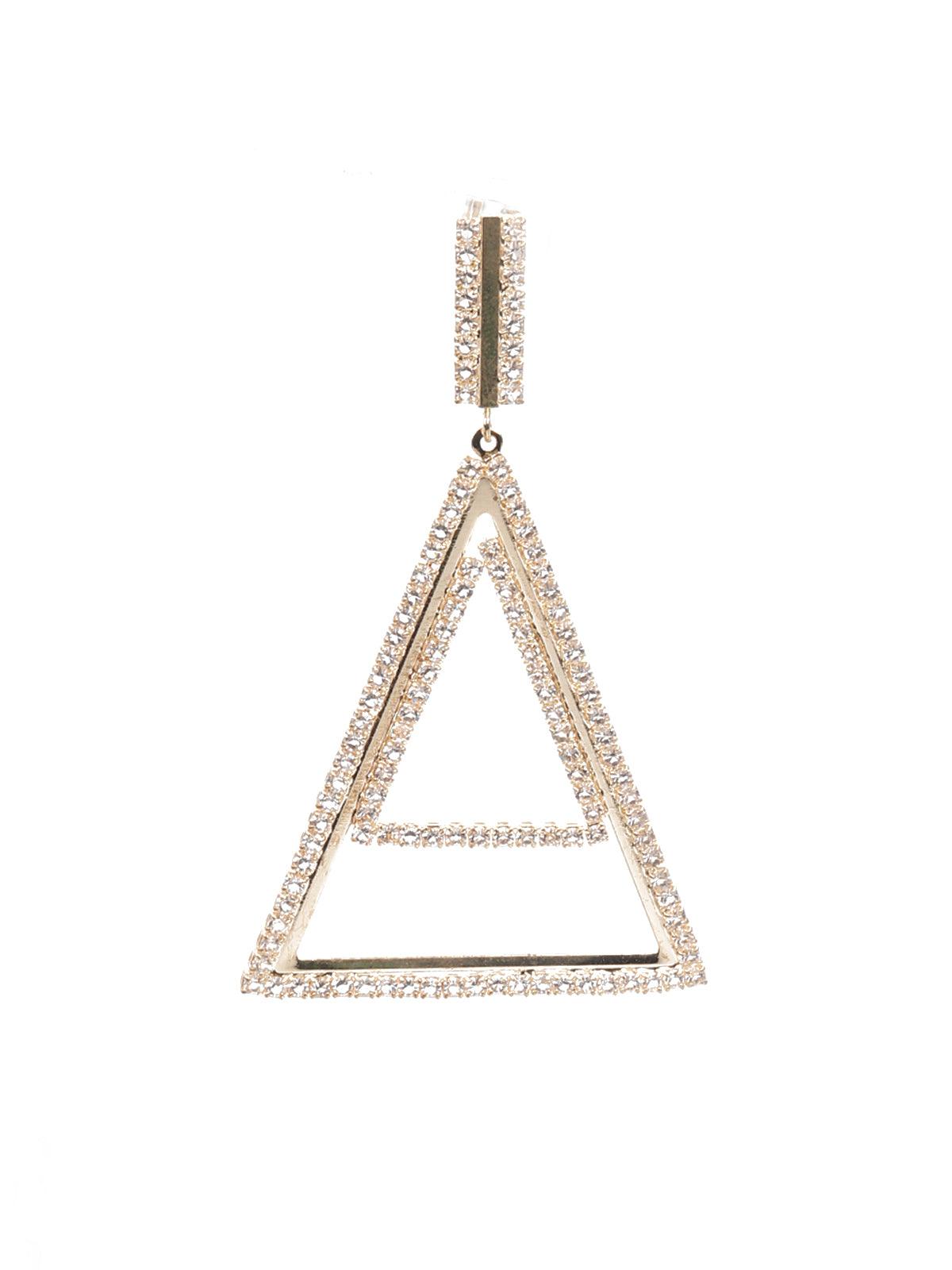Women's Stone Studded Dangle Earring