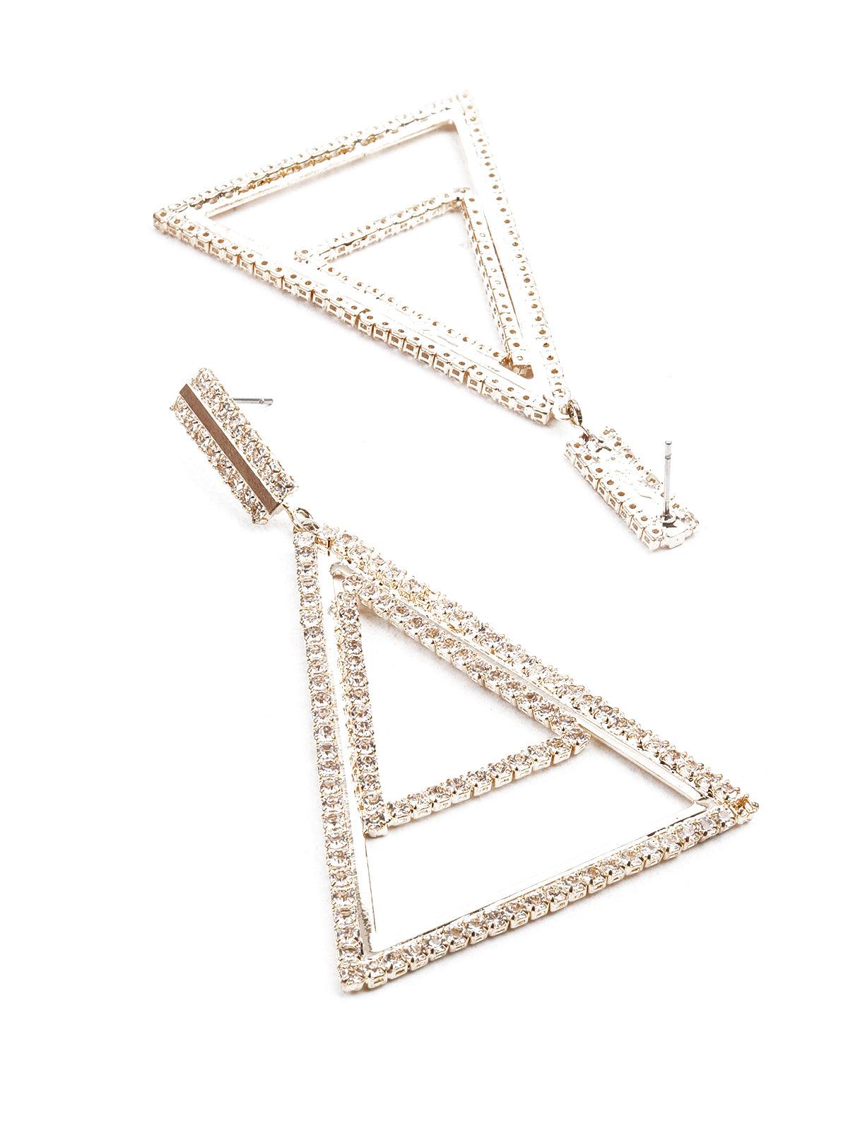 Women's Stone Studded Dangle Earring