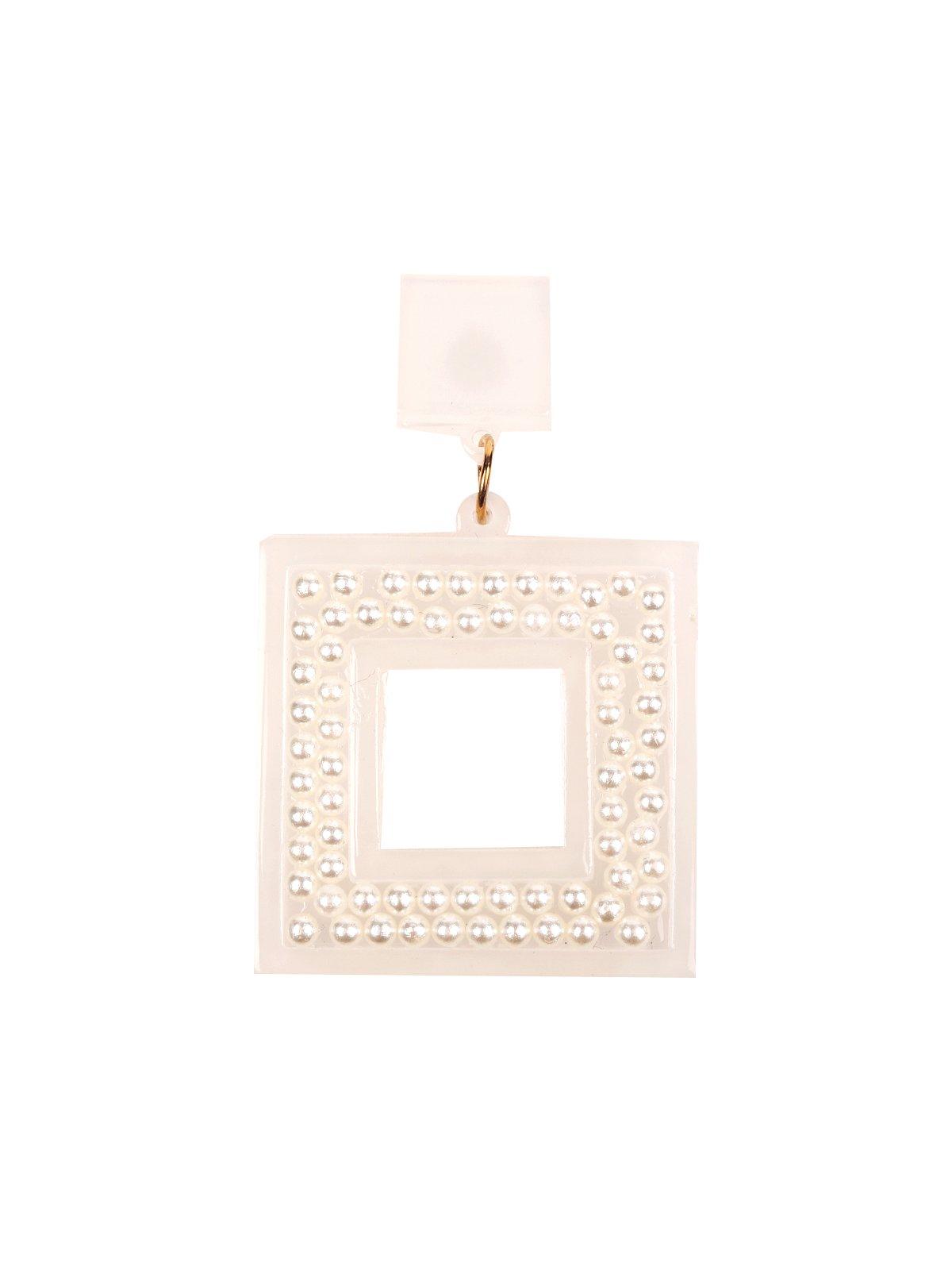 Women's Studded Square Earring