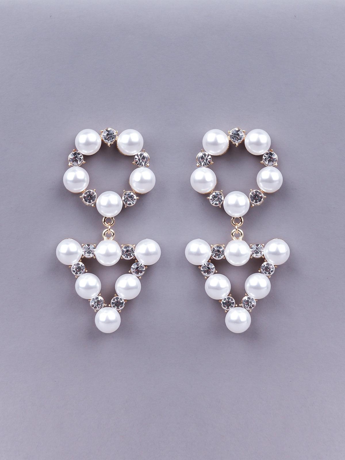Women's Stunning Artificial Pearl Statement Earring