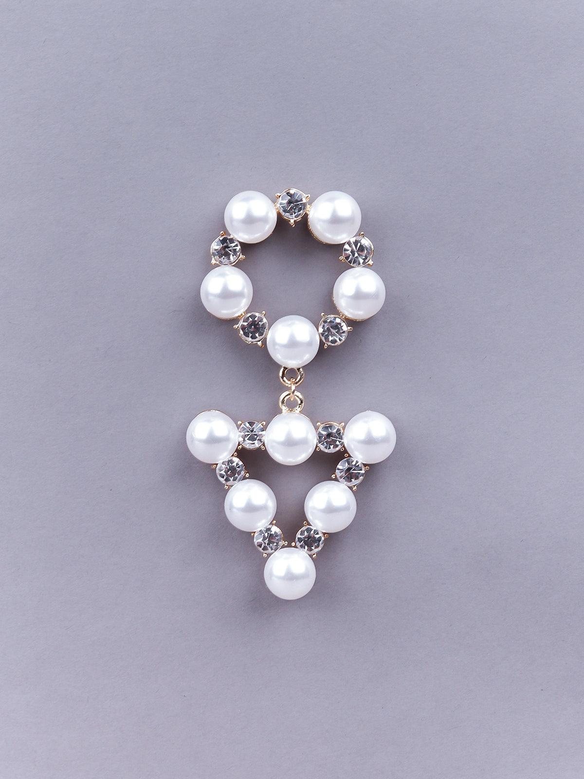 Women's Stunning Artificial Pearl Statement Earring
