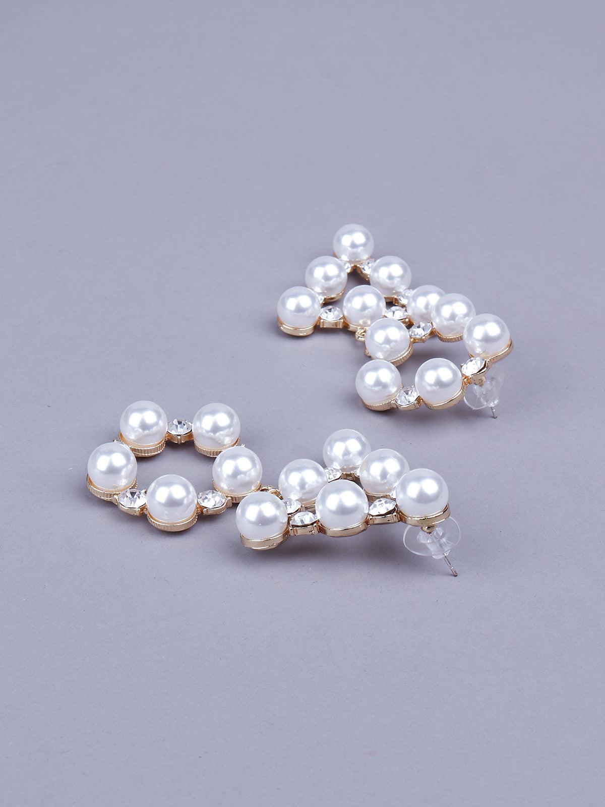 Women's Stunning Artificial Pearl Statement Earring