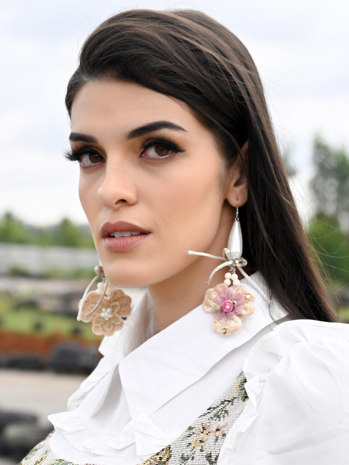 Women's Stunning Double Sided Earring