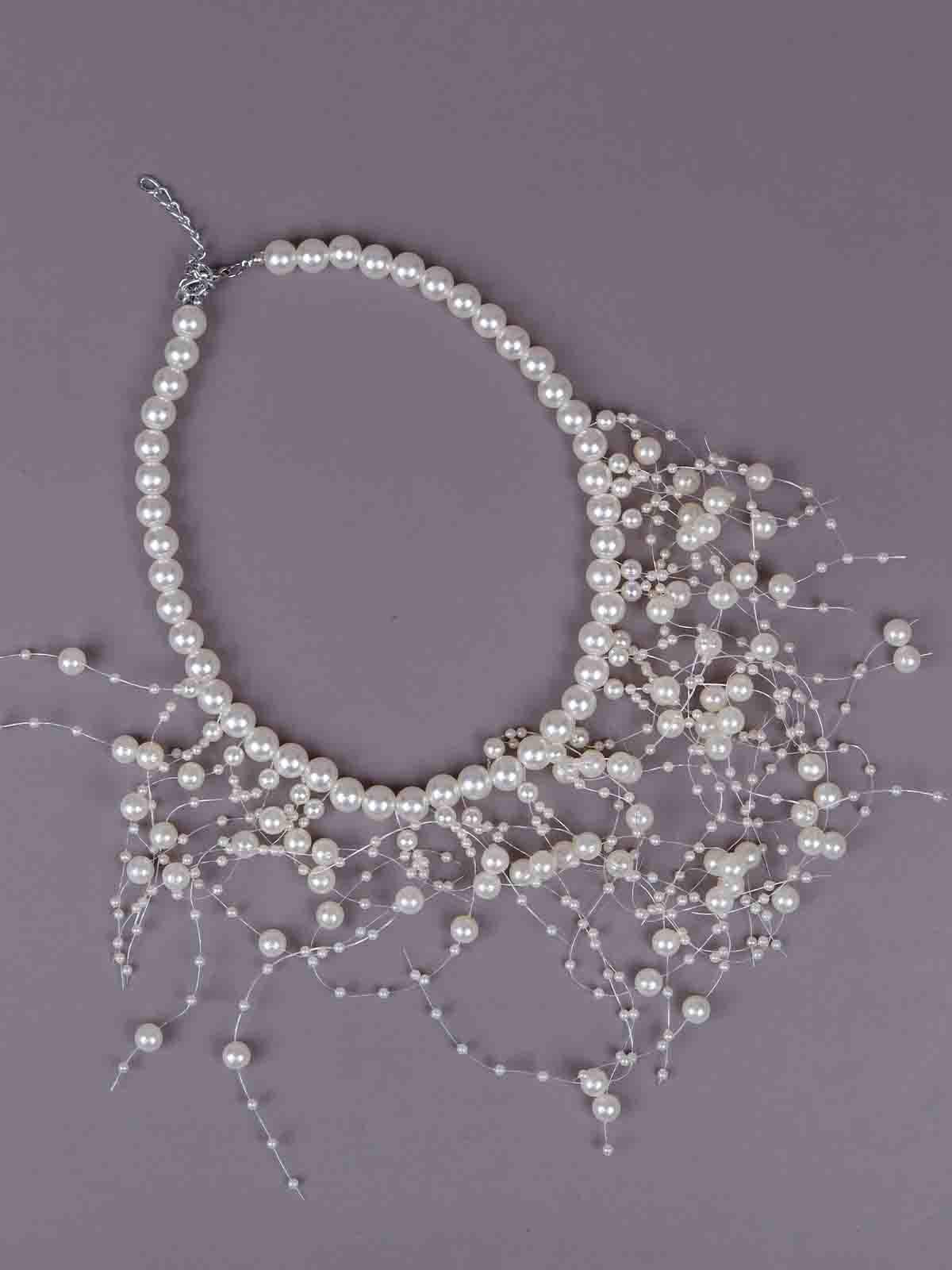 Women's Stunning Pearl Airy Necklac