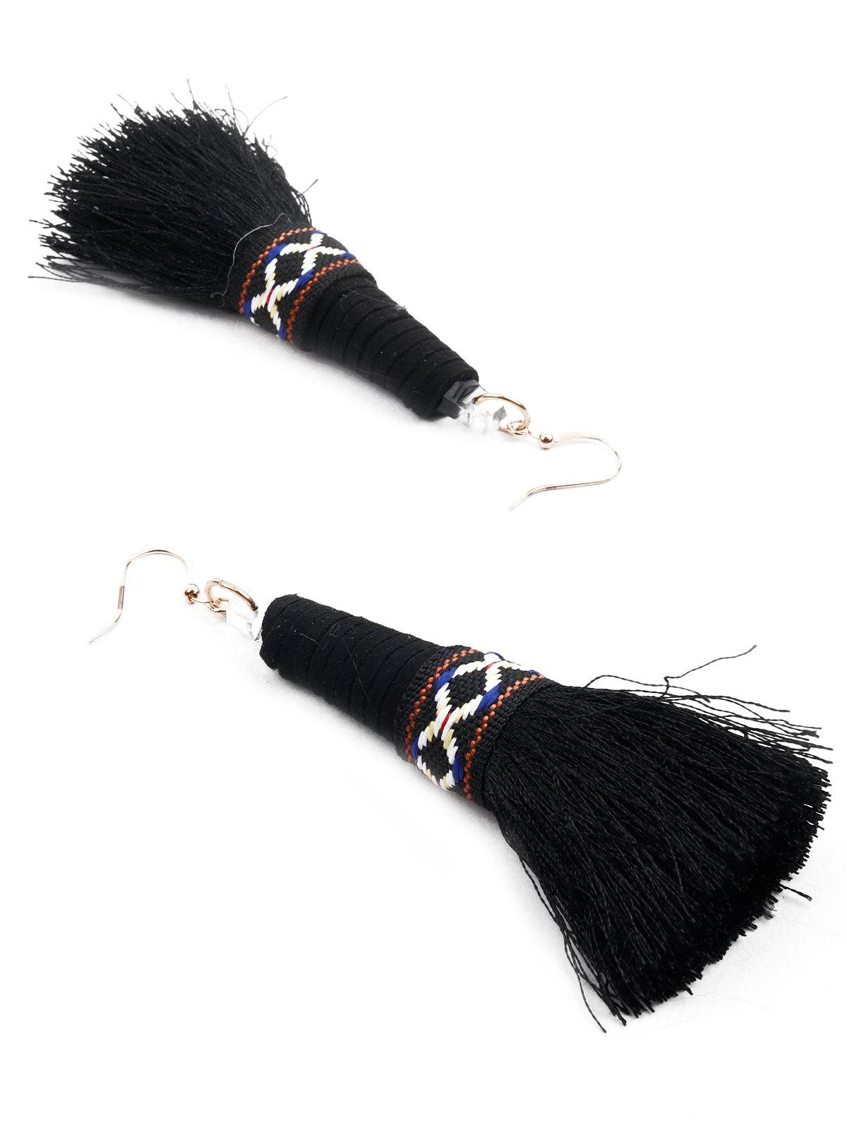 Women's Stylish Black Dangle Earring