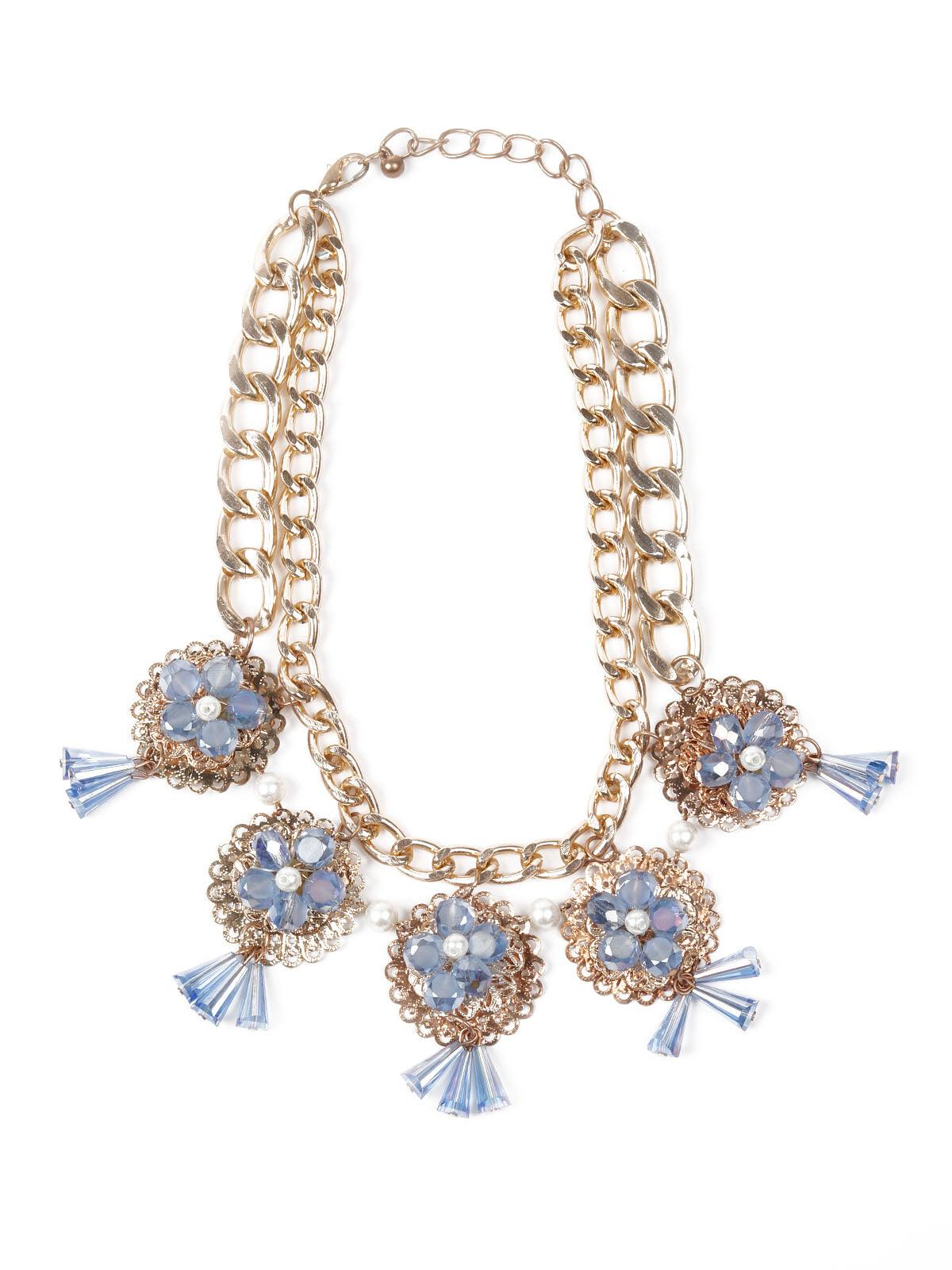 Women's Stylish Faux Pearls Choker Neckpiec