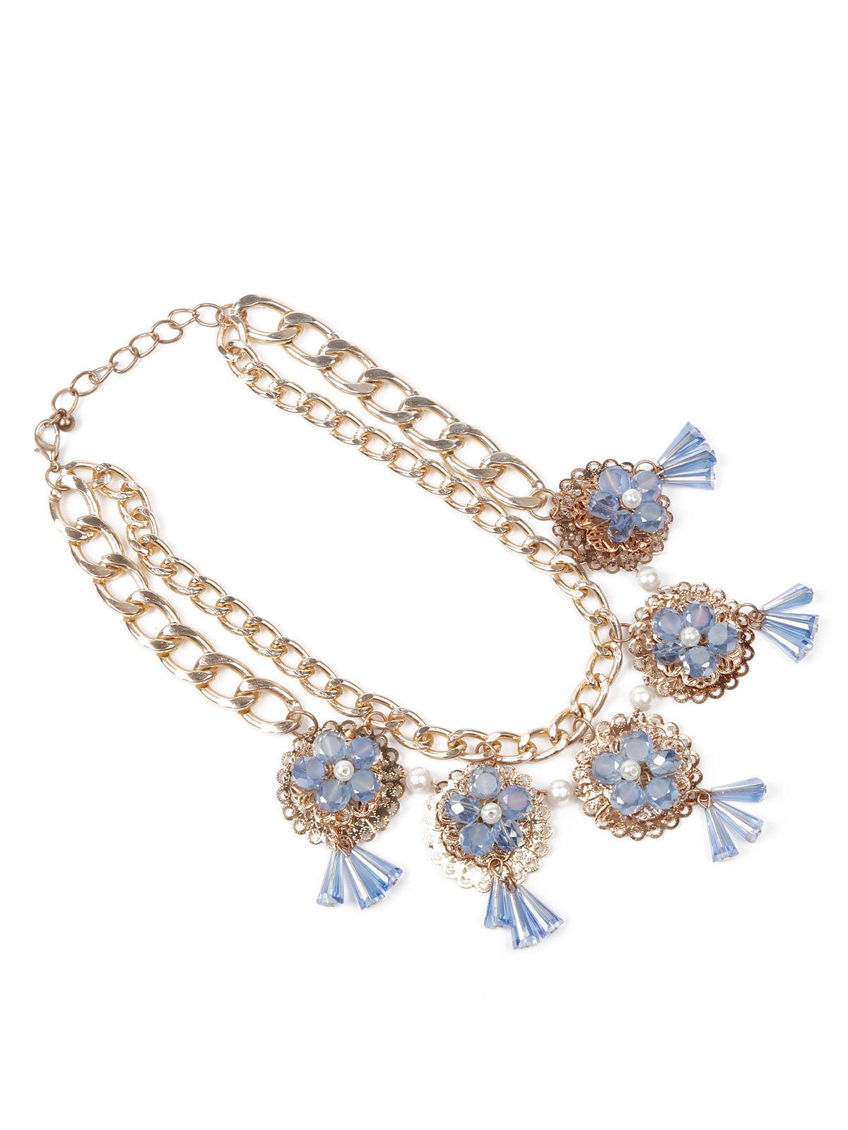 Women's Stylish Faux Pearls Choker Neckpiec
