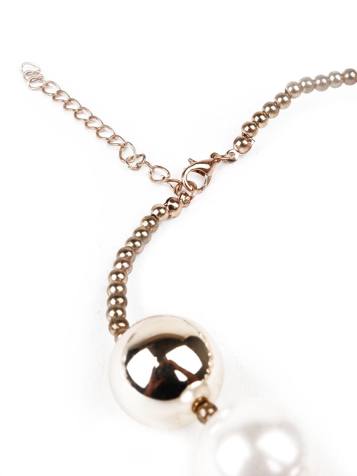 Women's Stylish Faux Pearls Choker Neckpiec