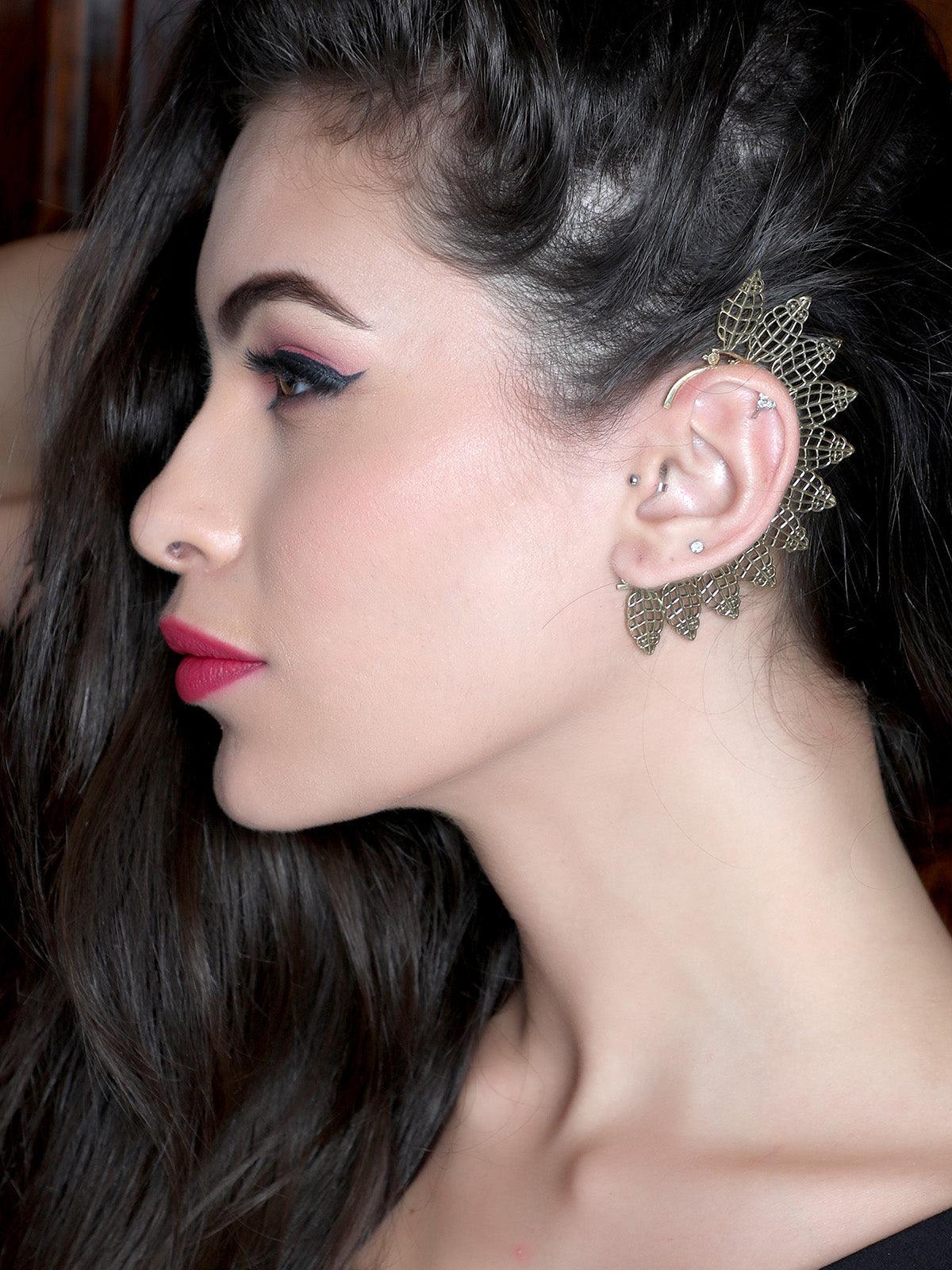 Women's Stylish Gold Ear Cuff