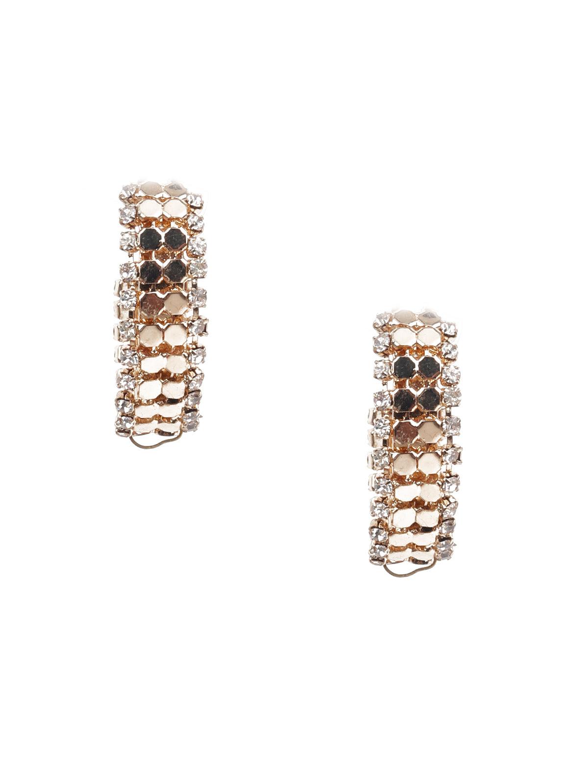 Women's Stylish Gold Hoop Earring