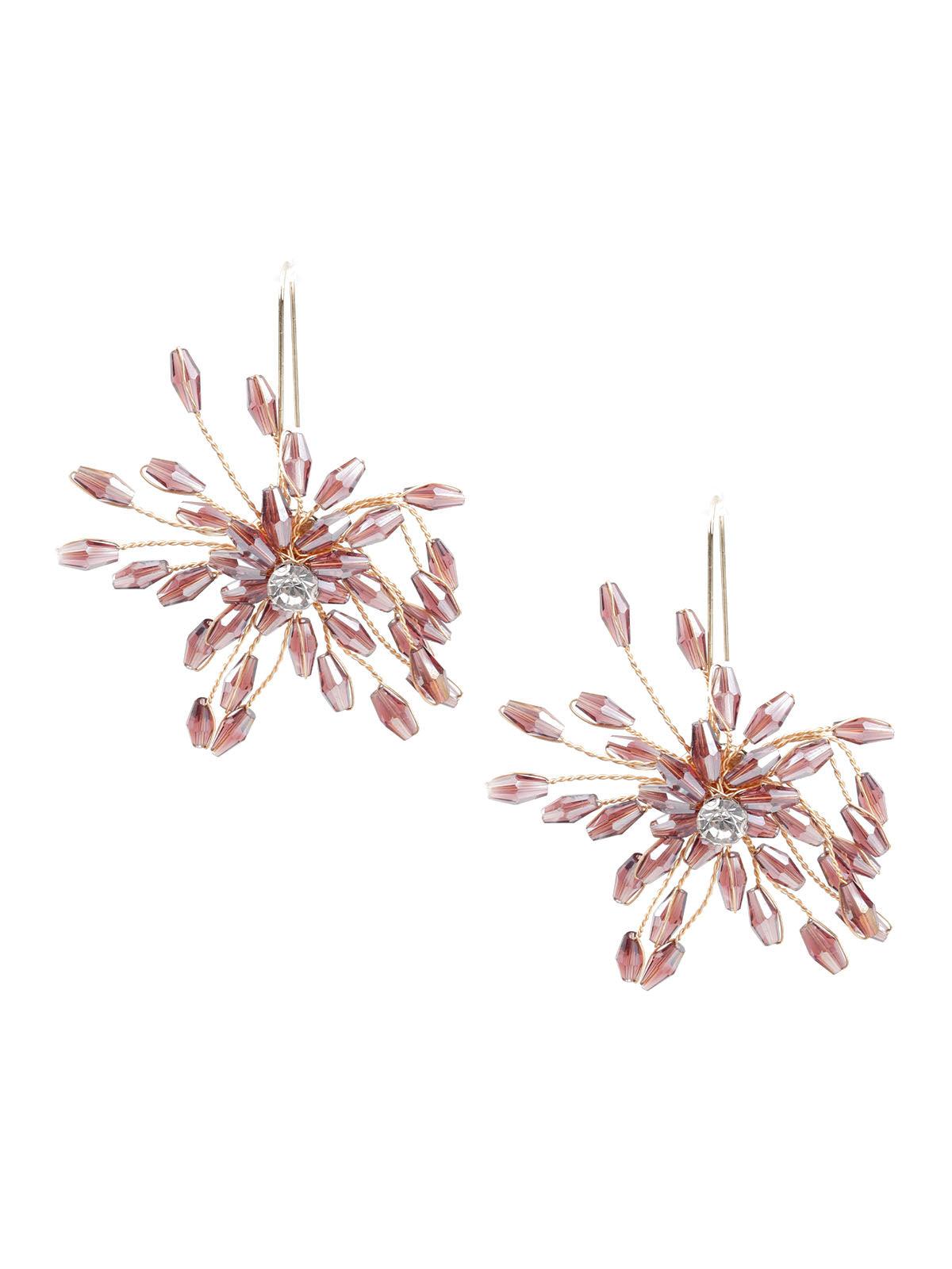 Women's Sunshine Purple Stud Earring
