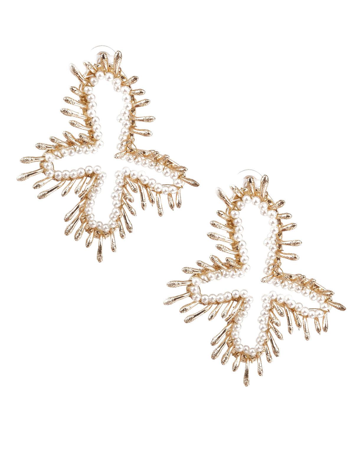 Women's Sunshine White Stud Earring