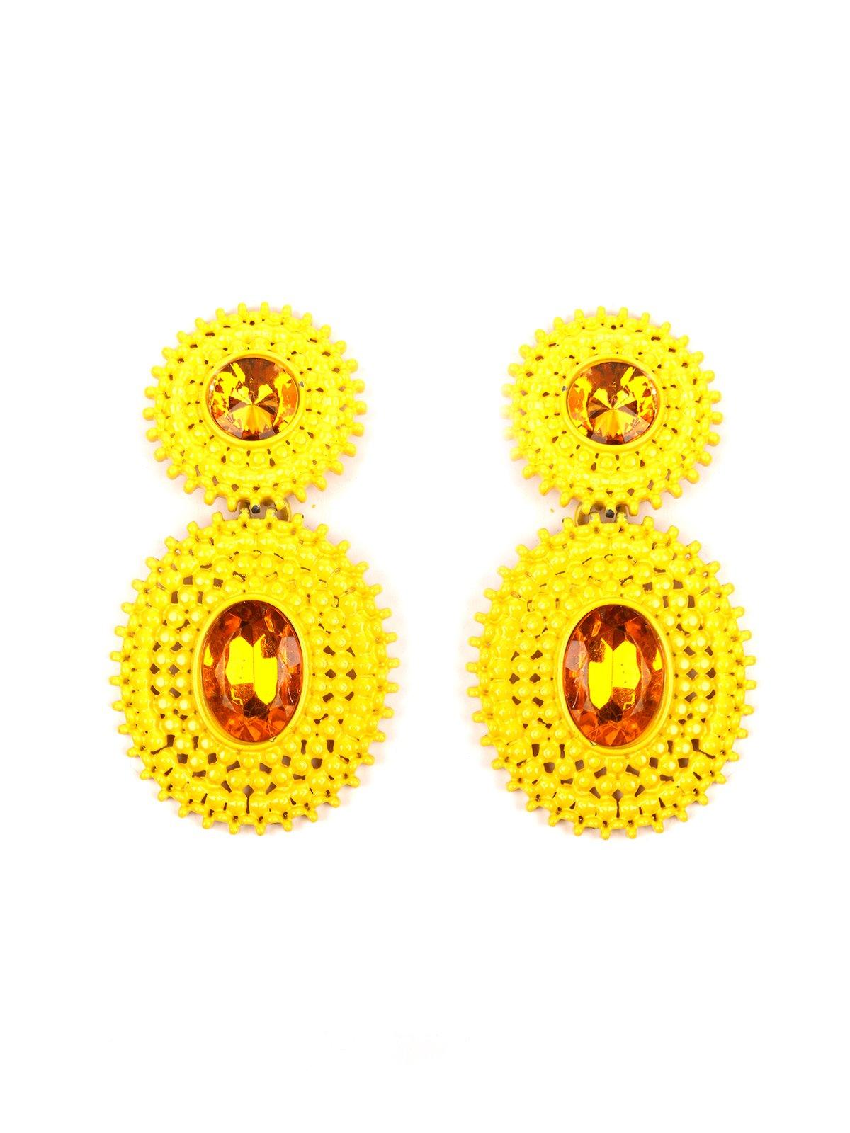 Women's Sunshine Yellow Statement Earring