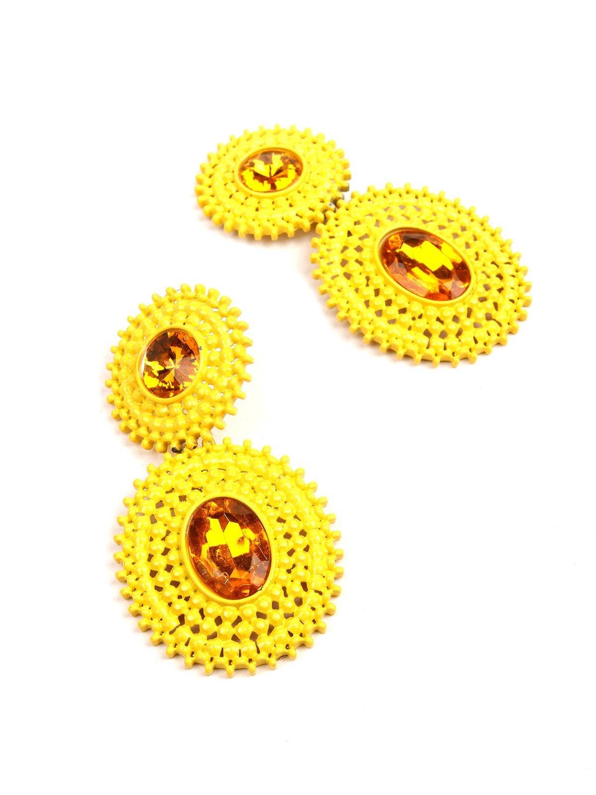 Women's Sunshine Yellow Statement Earring