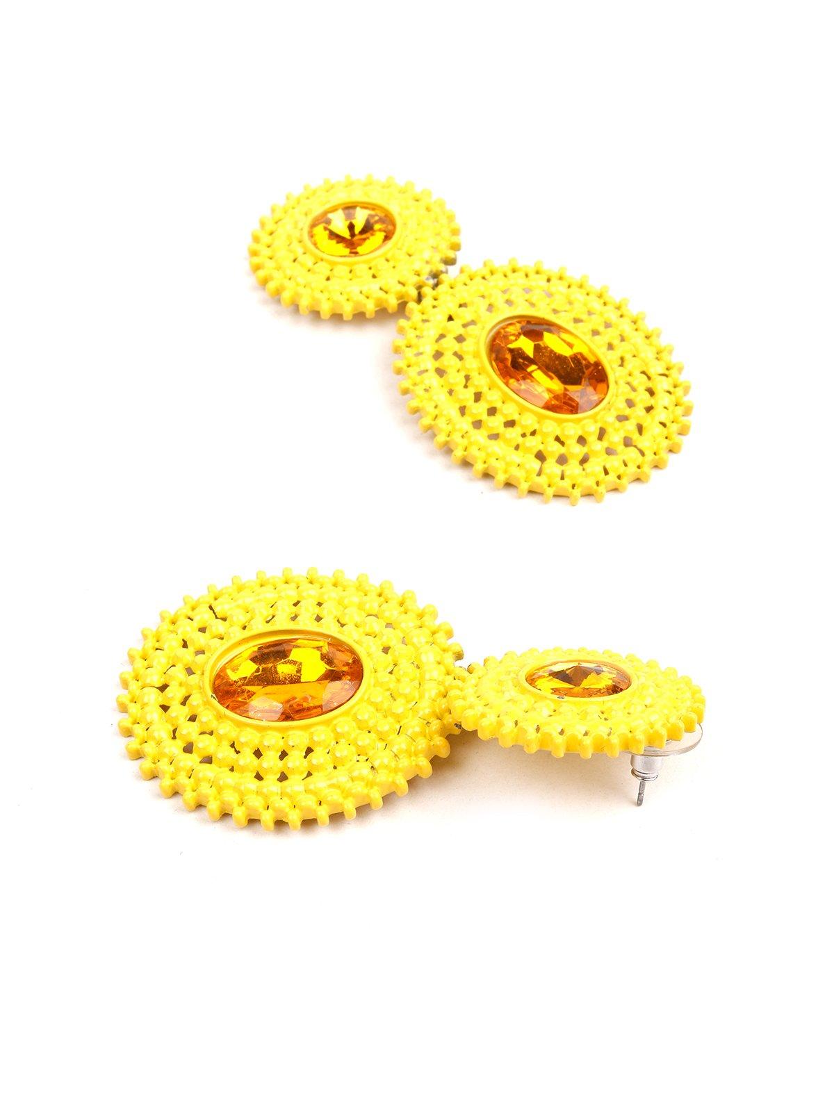 Women's Sunshine Yellow Statement Earring