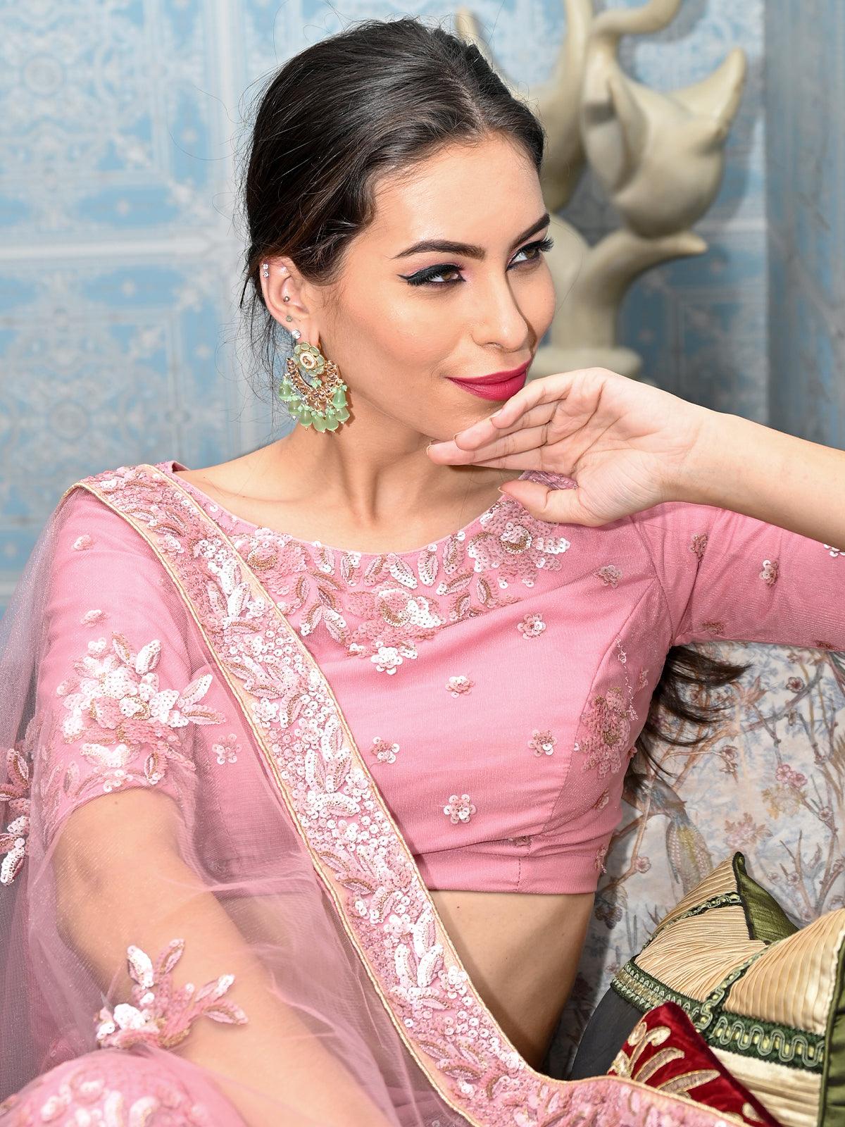 Women's The Pearl And Kundan Chandbali Earring