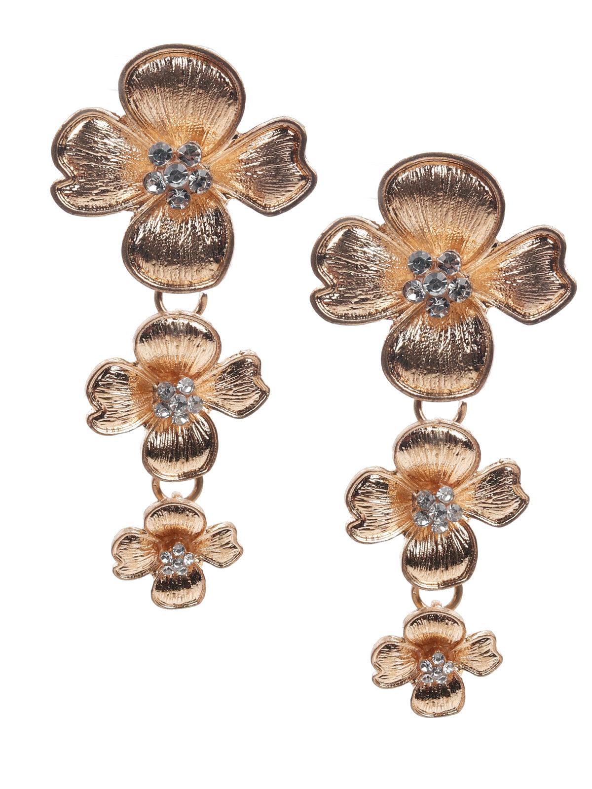 Women's Traditional Floral Dangle Earring