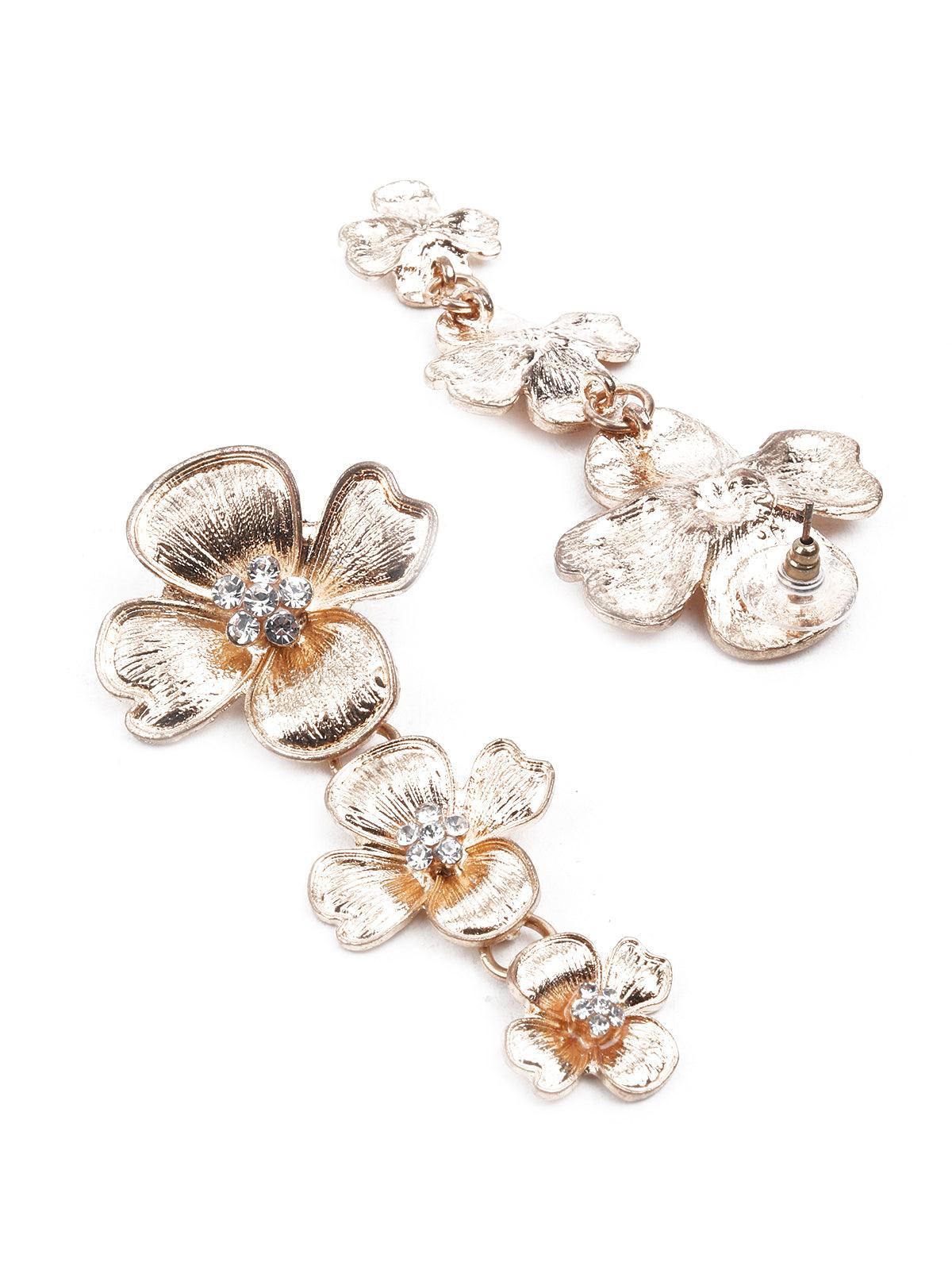 Women's Traditional Floral Dangle Earring