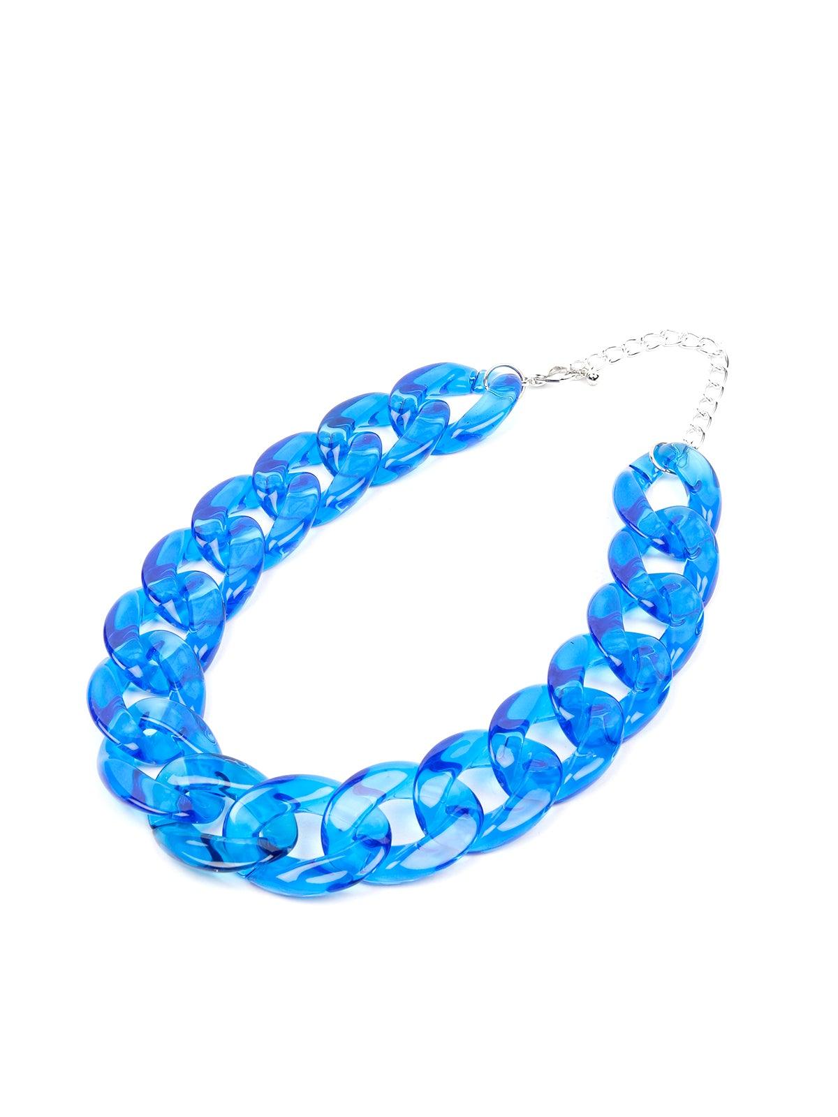 Women's Transparent Blue Shaded Chunky Chai
