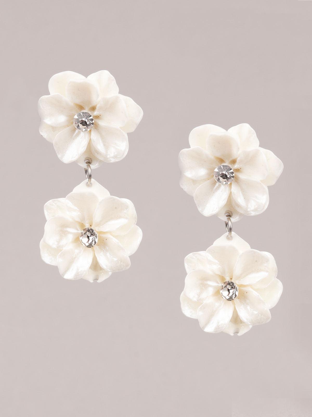Women's Trendy White Dangle Earring