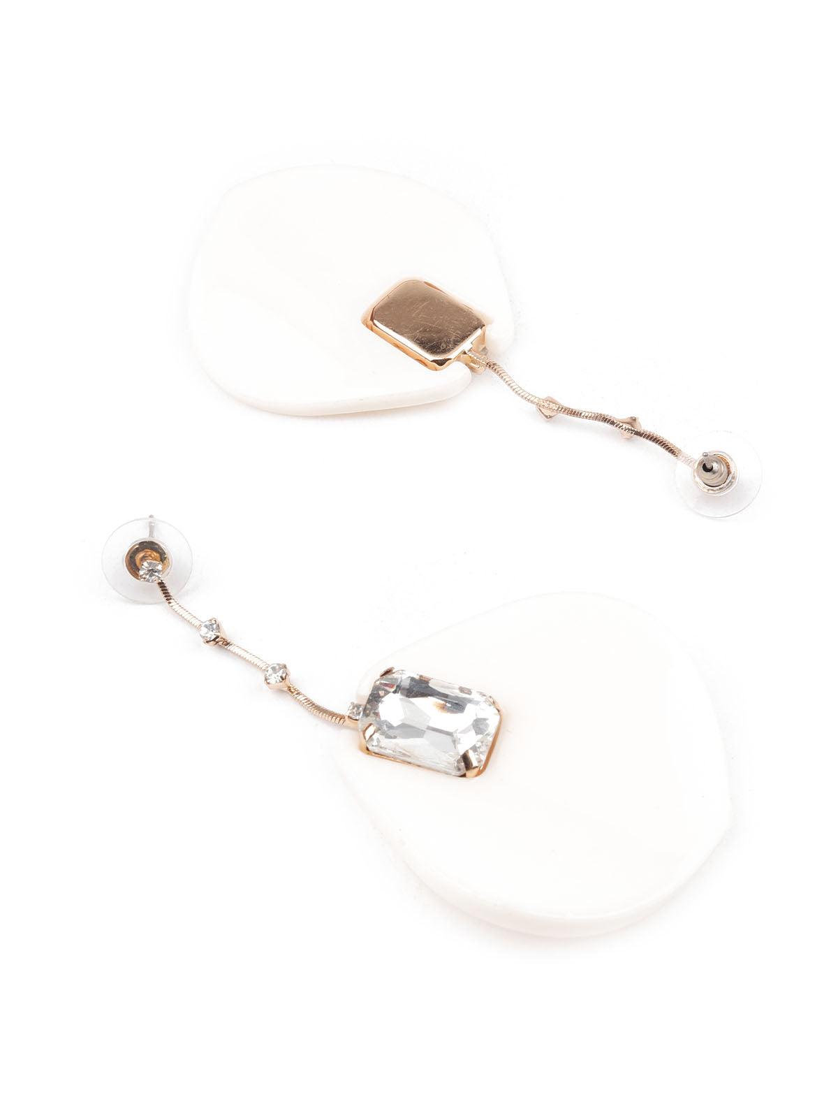 Women's Trendy White Dangle Earring