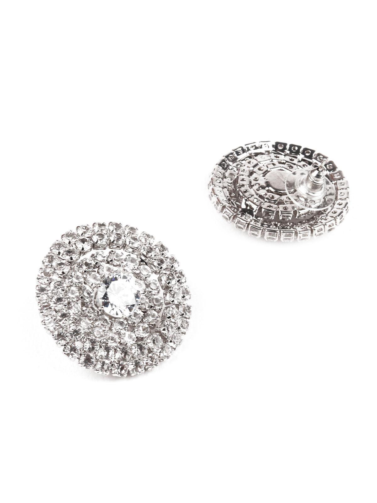 Women's Trendy White Stud Earring
