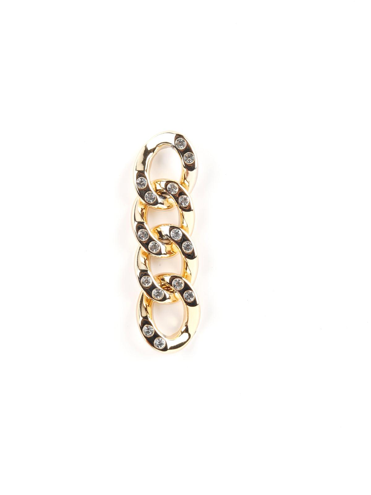 Women's Ulanni Golden Metallic Dangle Earring