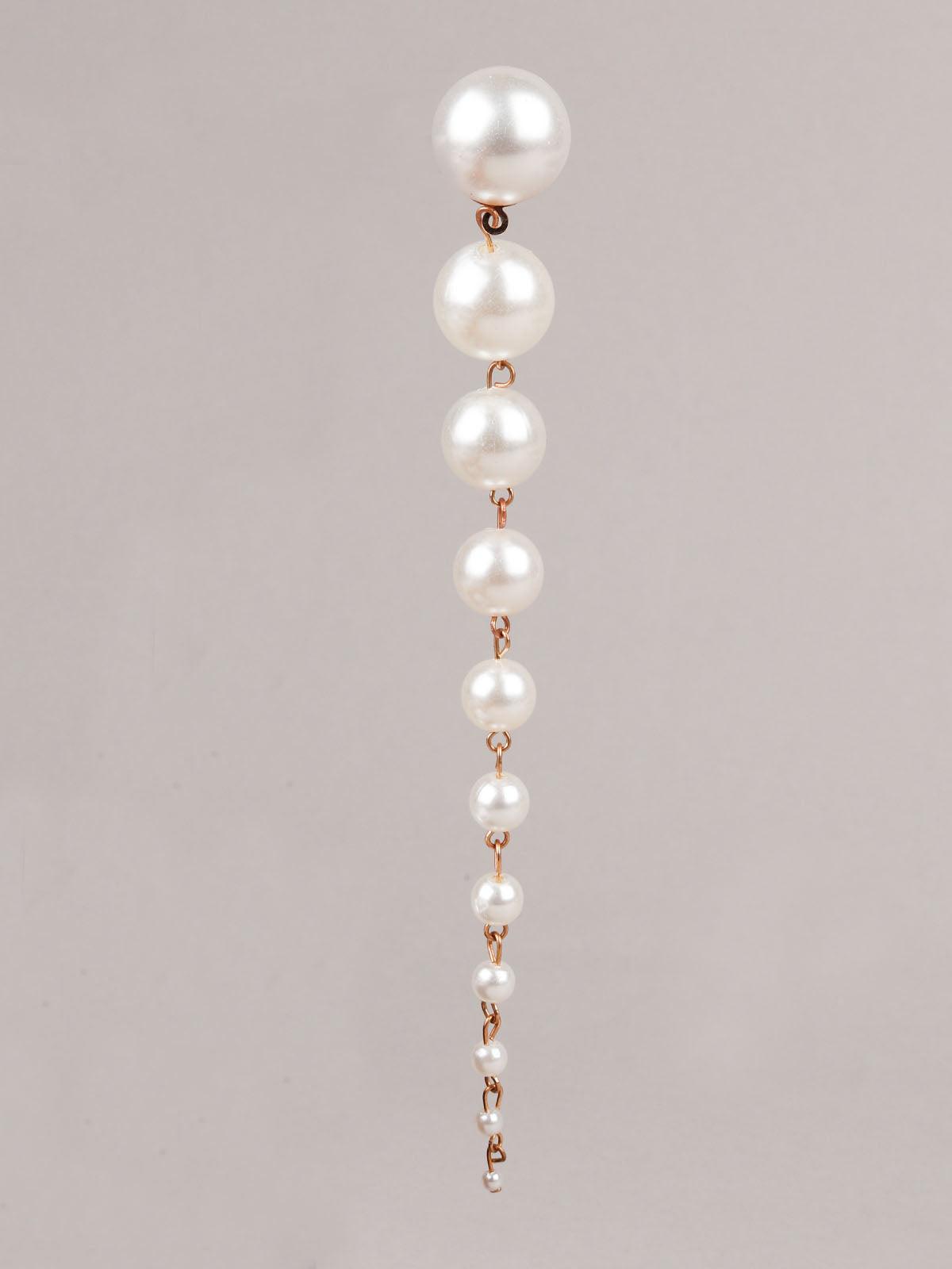 Women's White Dangle Earrin