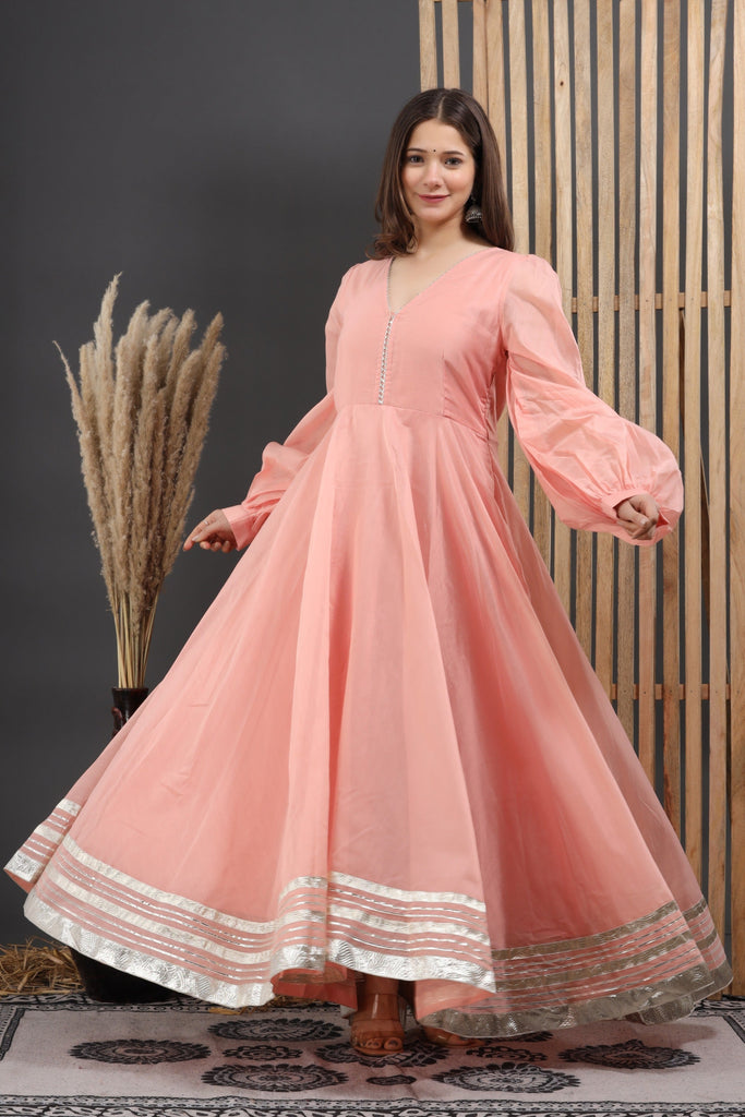 Women's Hand Gota Work Dress